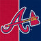 MLB Atlanta Braves Split Xbox 360 (Includes HDD) Skin
